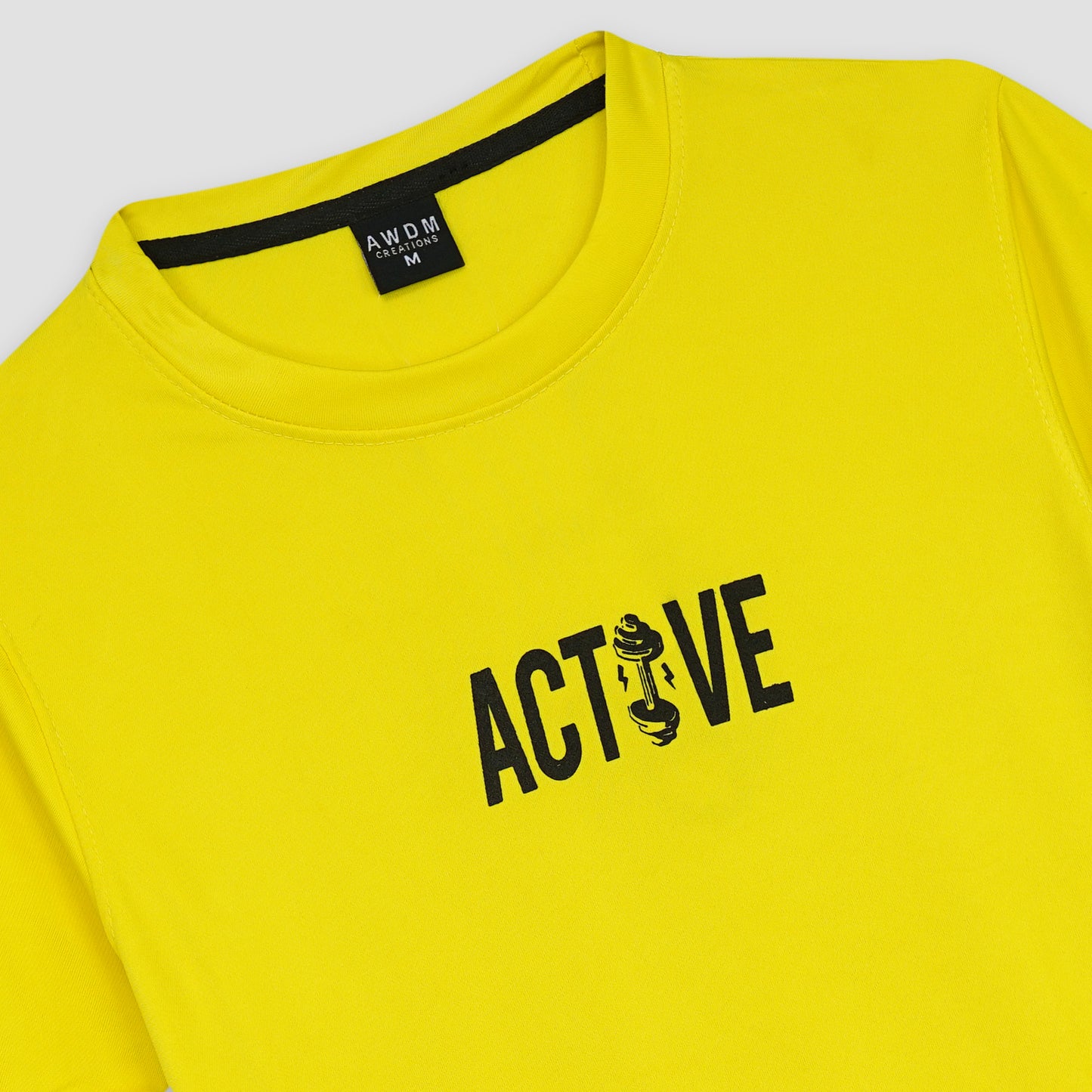 𝑨𝒄𝒕𝒊𝒗𝒆𝒘𝒆𝒂𝒓 𝑴𝒆𝒏'𝒔 𝑻-𝑺𝒉𝒊𝒓𝒕: YELLOW