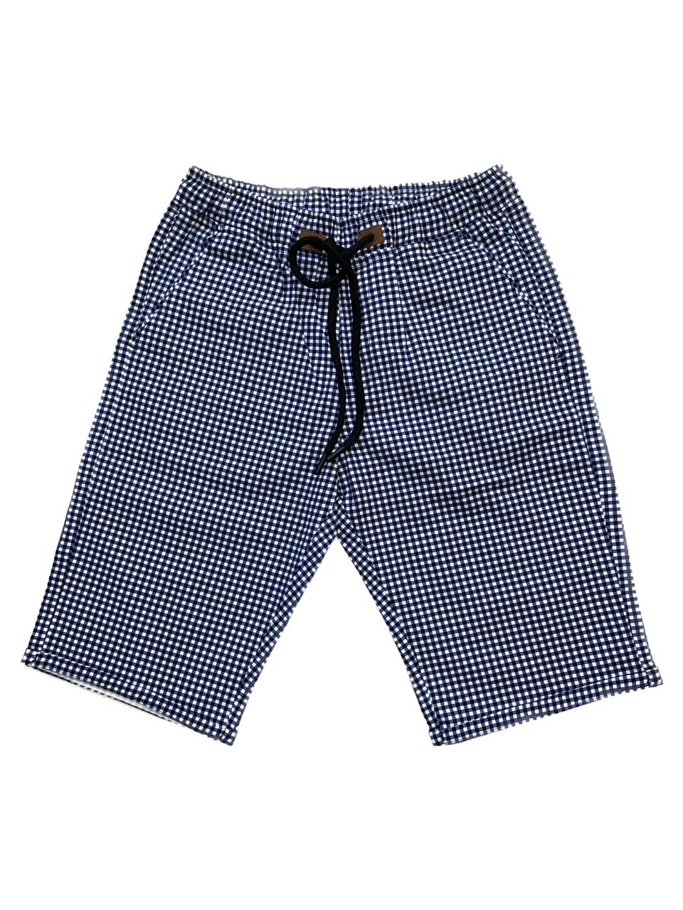 Blue & White Patterned Cotton Shorts – Style & Comfort for Every Day! 🌞