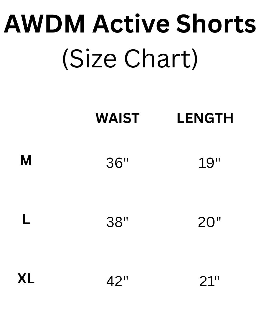 AWDM Men's High-Performance Shorts