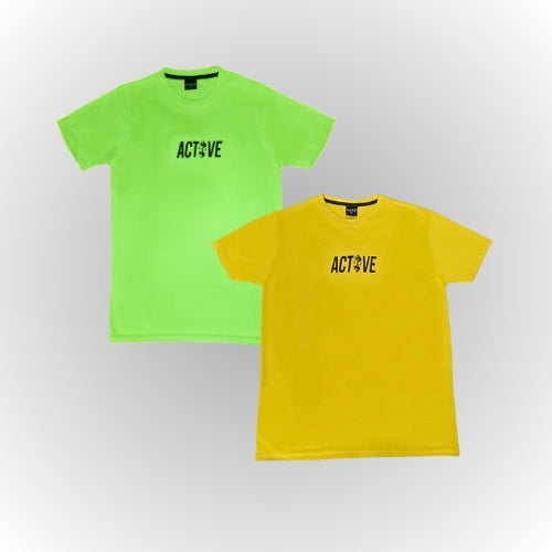 Pack of 2 Premium ActiveWeare T-Shirts – Double the Style, Double the Comfort!